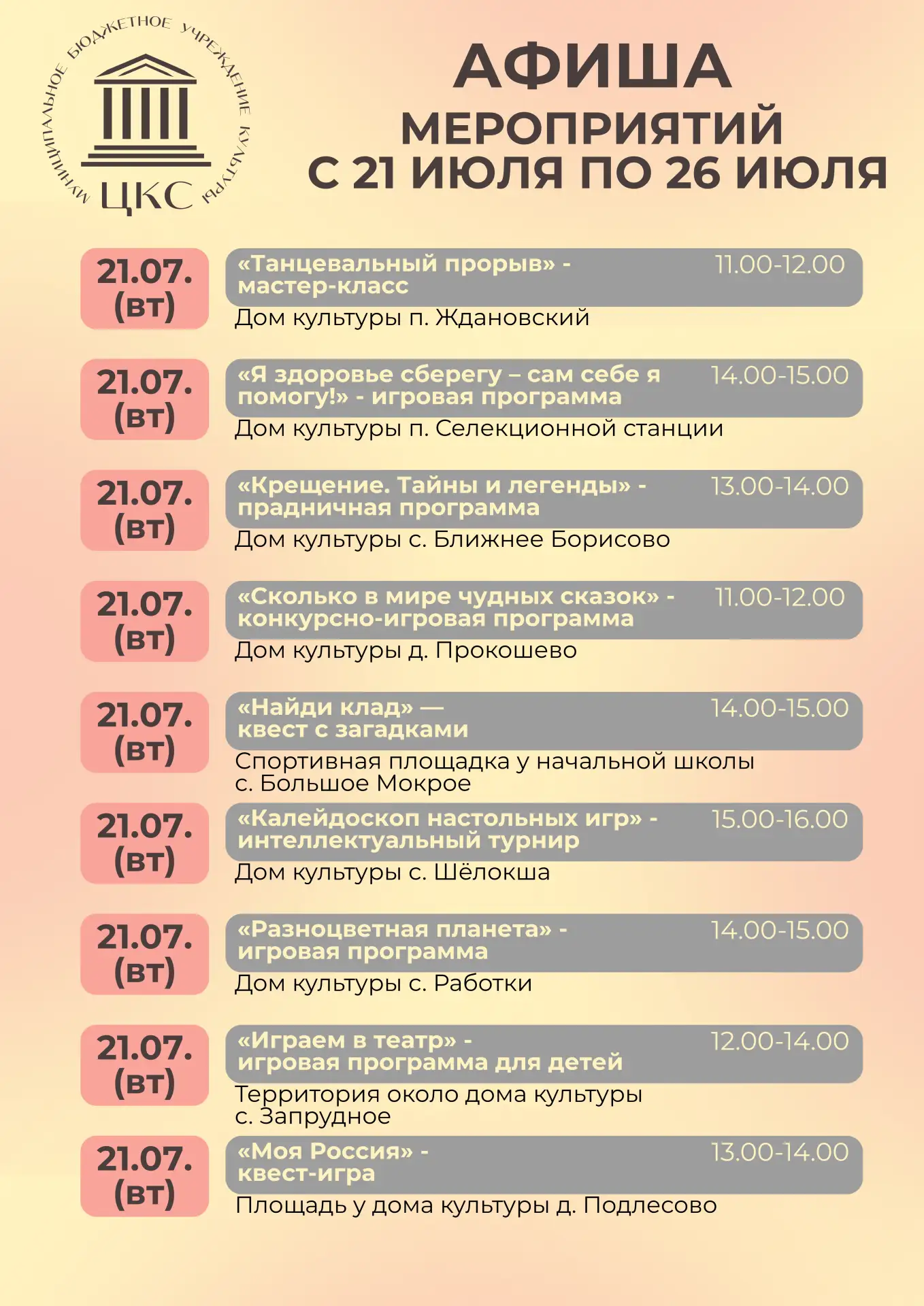 Медиа публикации