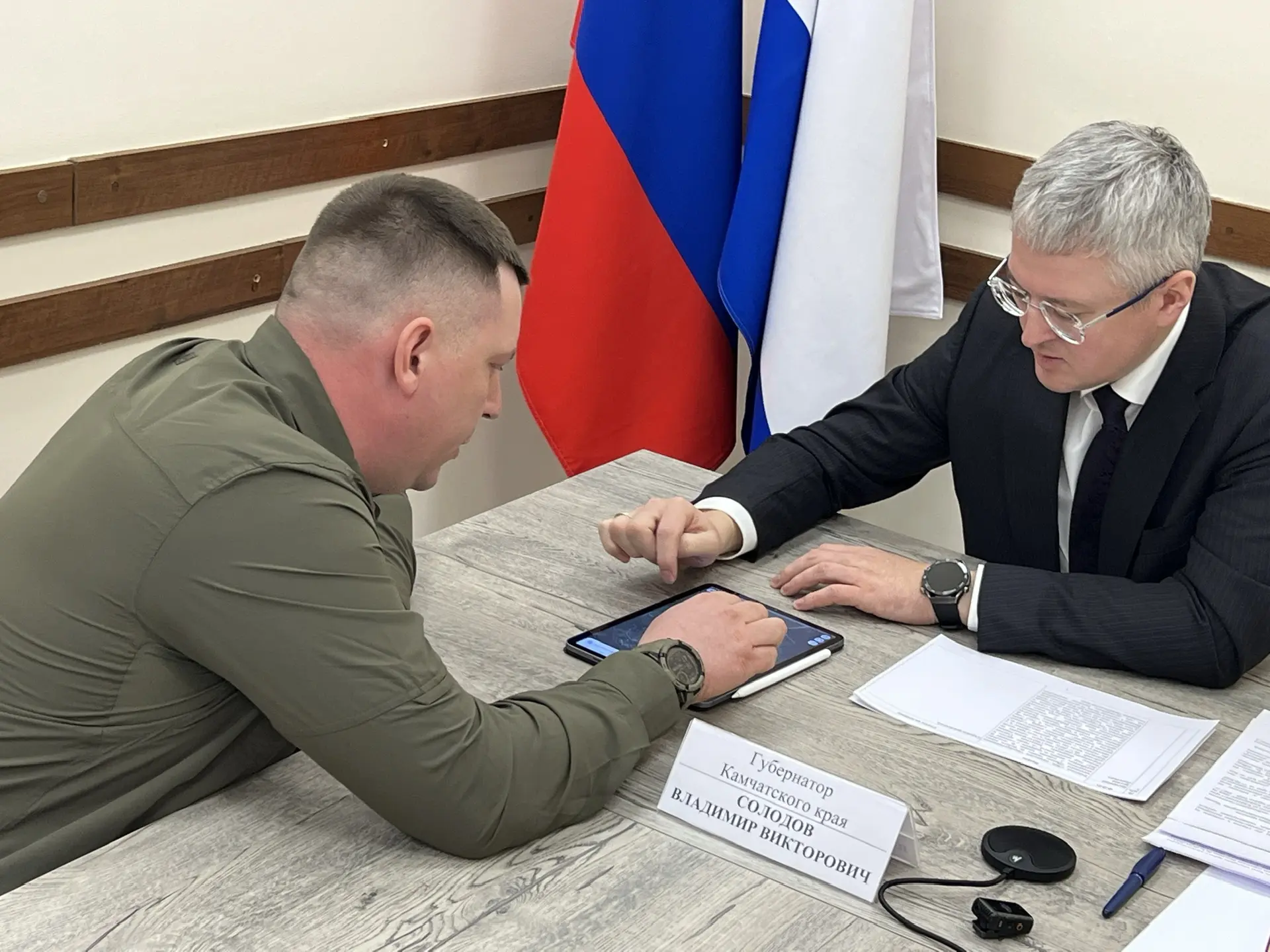 Сегодня на личном приеме познакомился с нашим замечательным земляком – настоящим героем, ветераном с