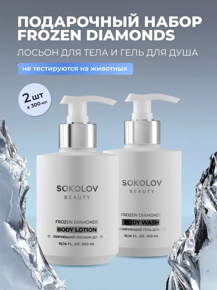 ⚡️ Набор Гель для душа и Лосьон для тела, тонизирующий, SOKOLOV