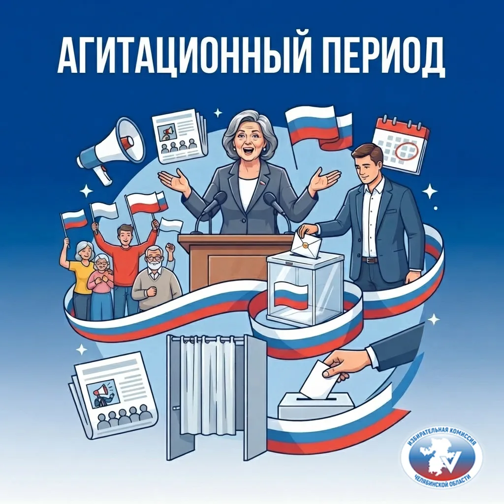 АГИТАЦИОННЫЙ ПЕРИОД

🚀 С началом официального выдвижения кандидатов и партий стартовал агитационный