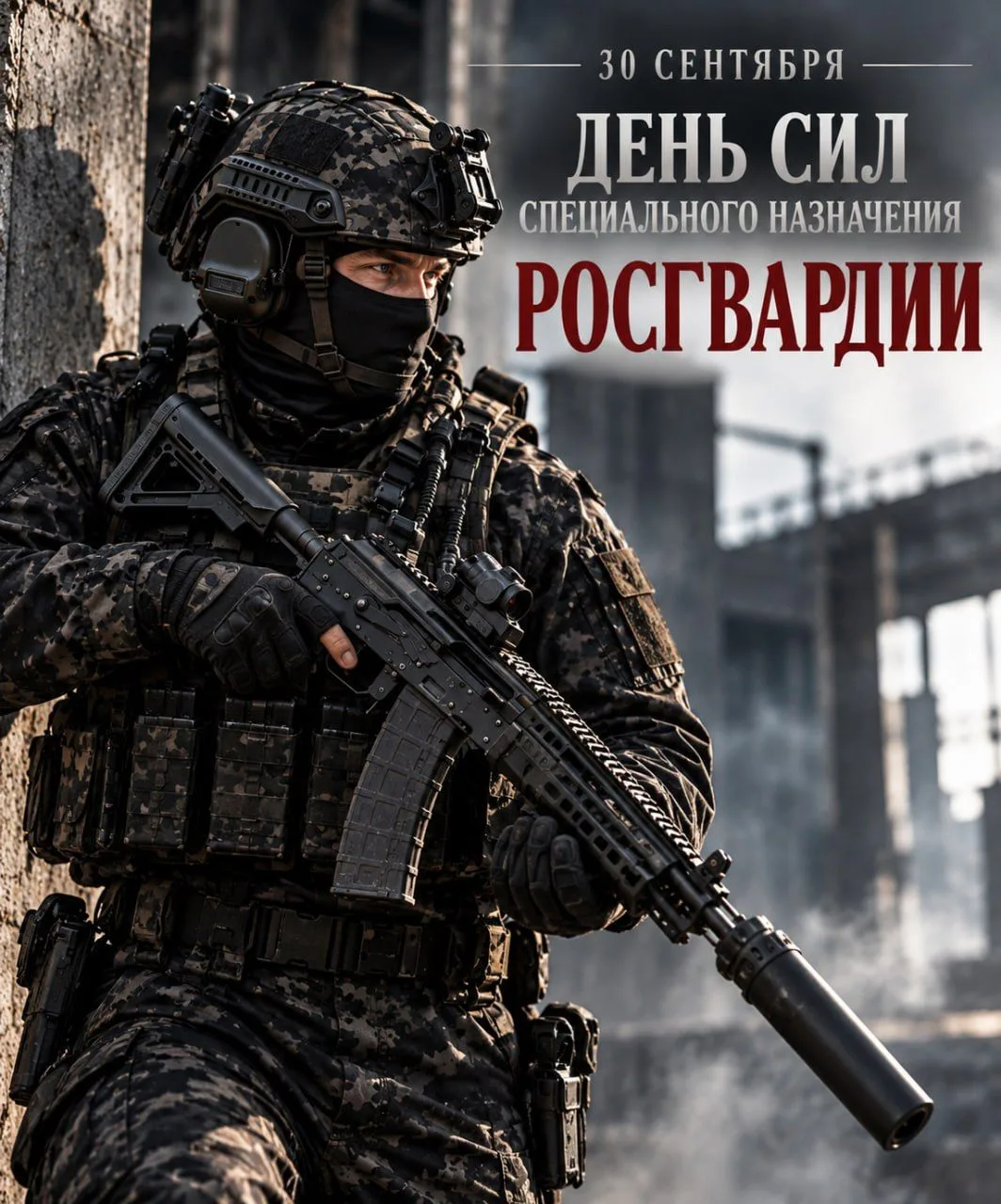30 сентября - День спецназа Росгвардии.