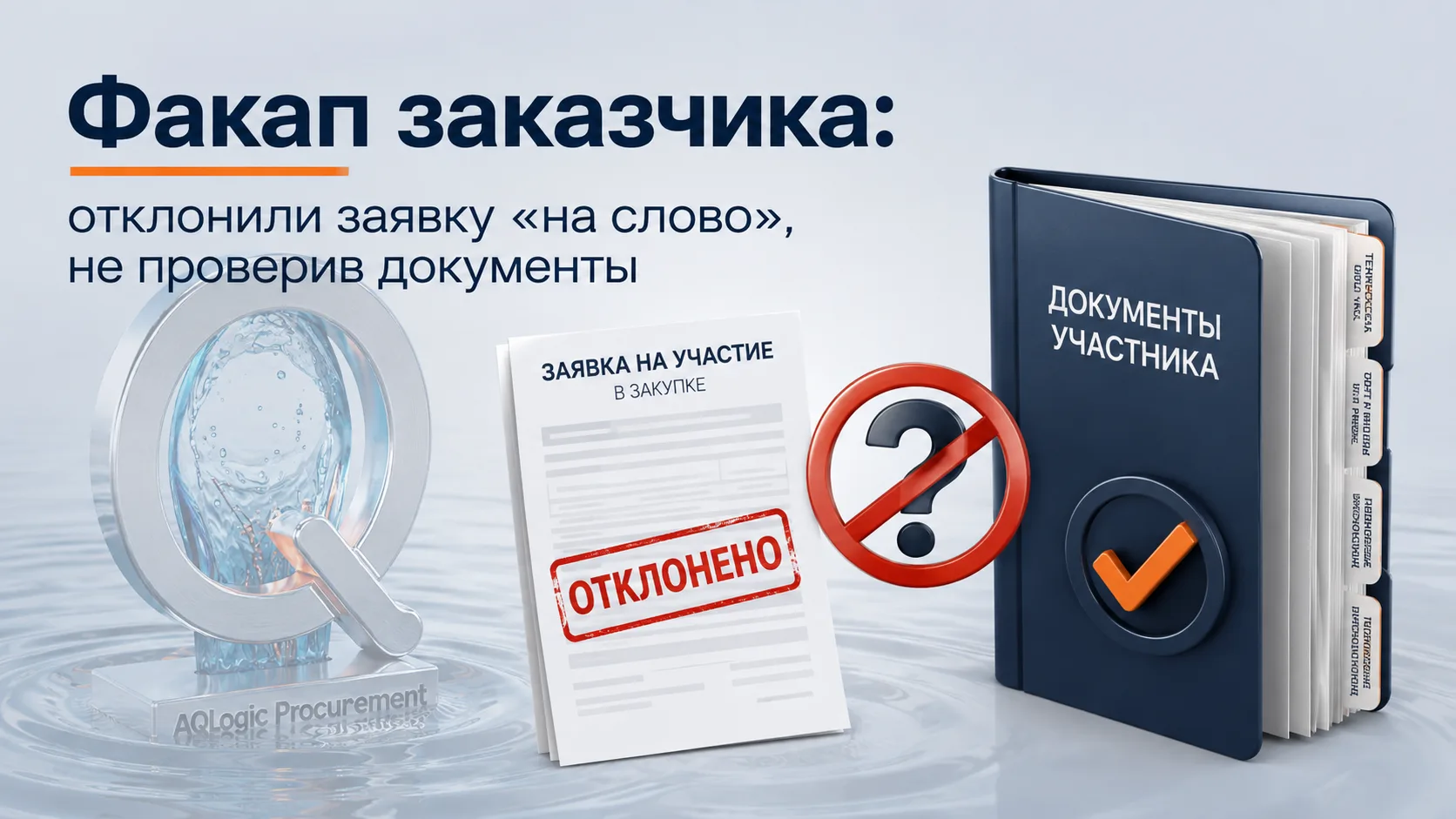 Факап заказчика: отклонение участника с формулировкой "недостоверные сведения об издели...