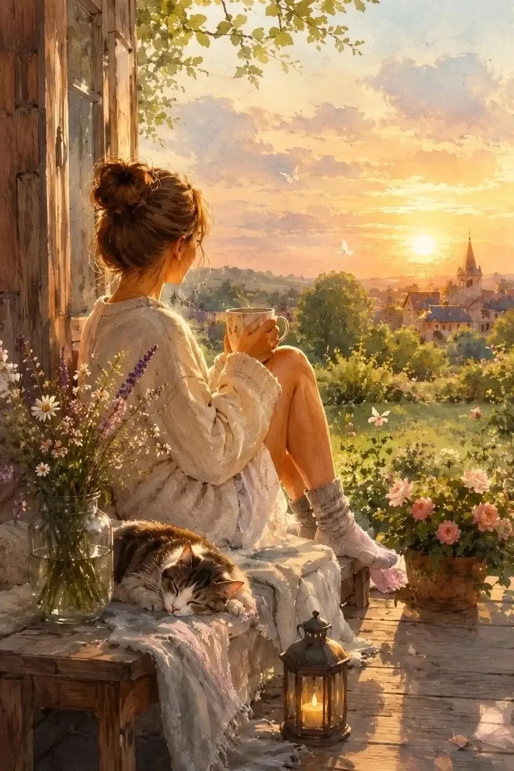 💫Закат солнца — это время, когда природа говорит о своей неповторимой красоте.