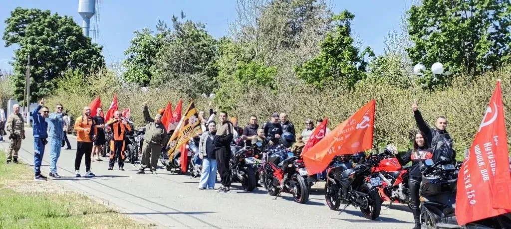 🏍️Мотопробег байкеров в честь Дня Победы  В преддверии Дня Победы по всей стране традиционно проходя