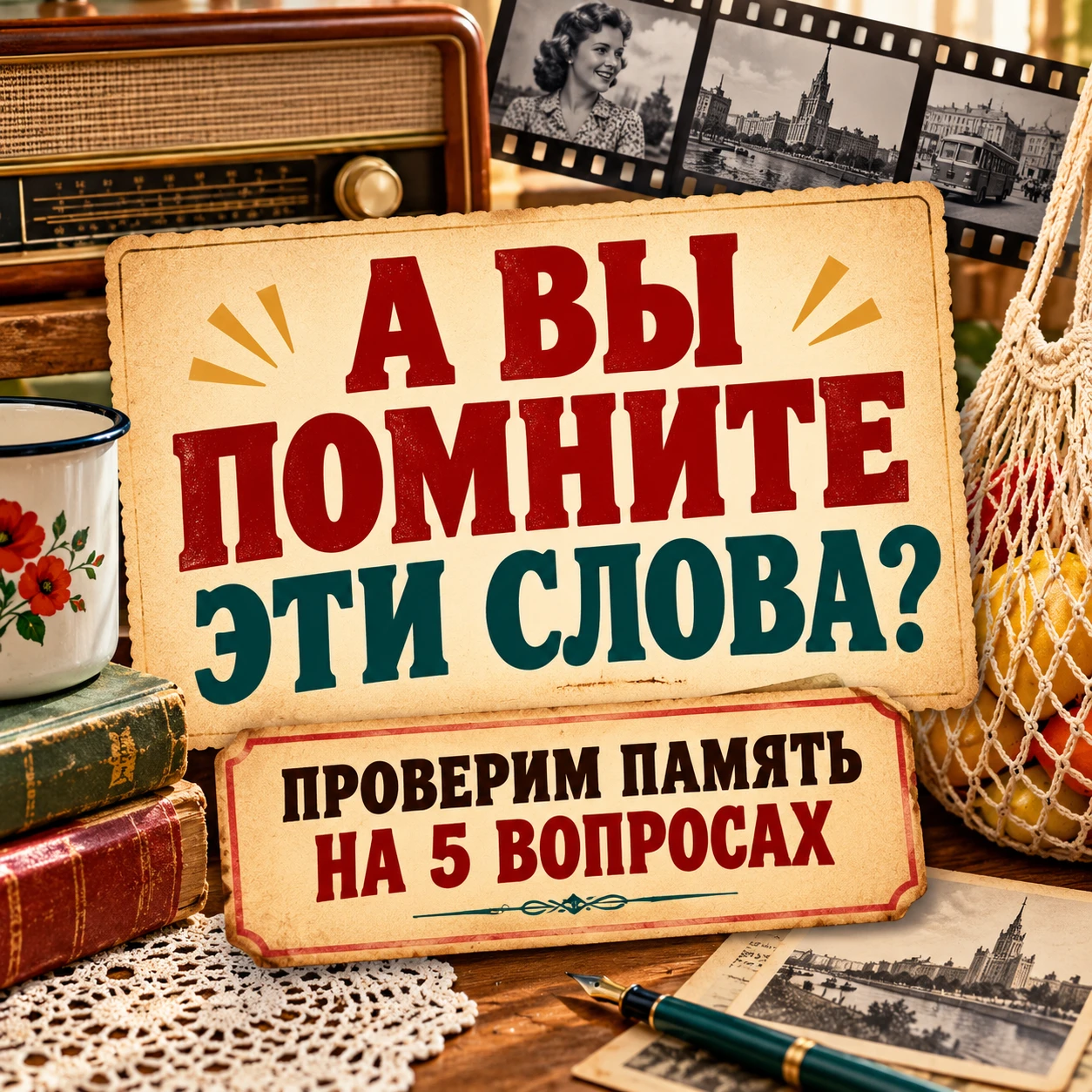 🧠 А ВЫ ПОМНИТЕ ЭТИ СЛОВА? ПРОВЕРИМ ПАМЯТЬ НА 5 ВОПРОСАХ