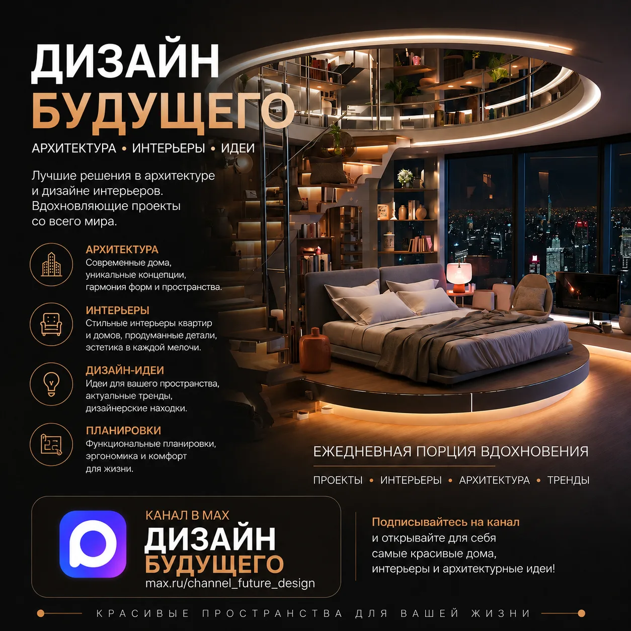 Дизайн будущего в Max