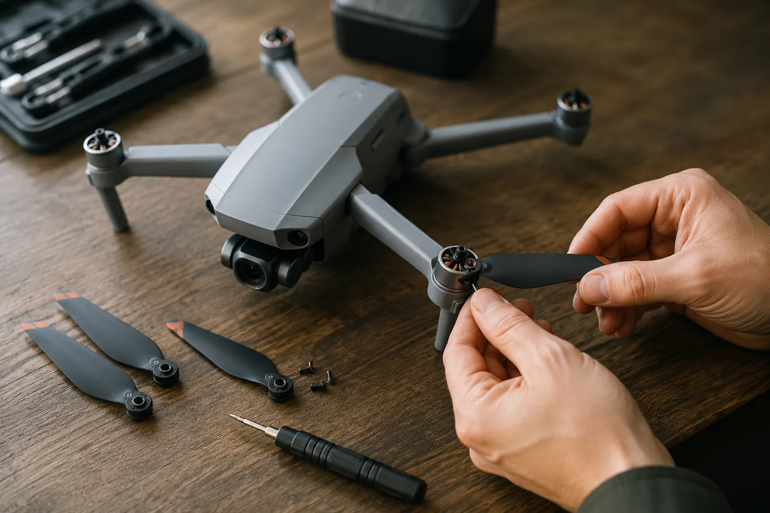 🚁 Мини-гайд: Как заменить пропеллеры на дроне