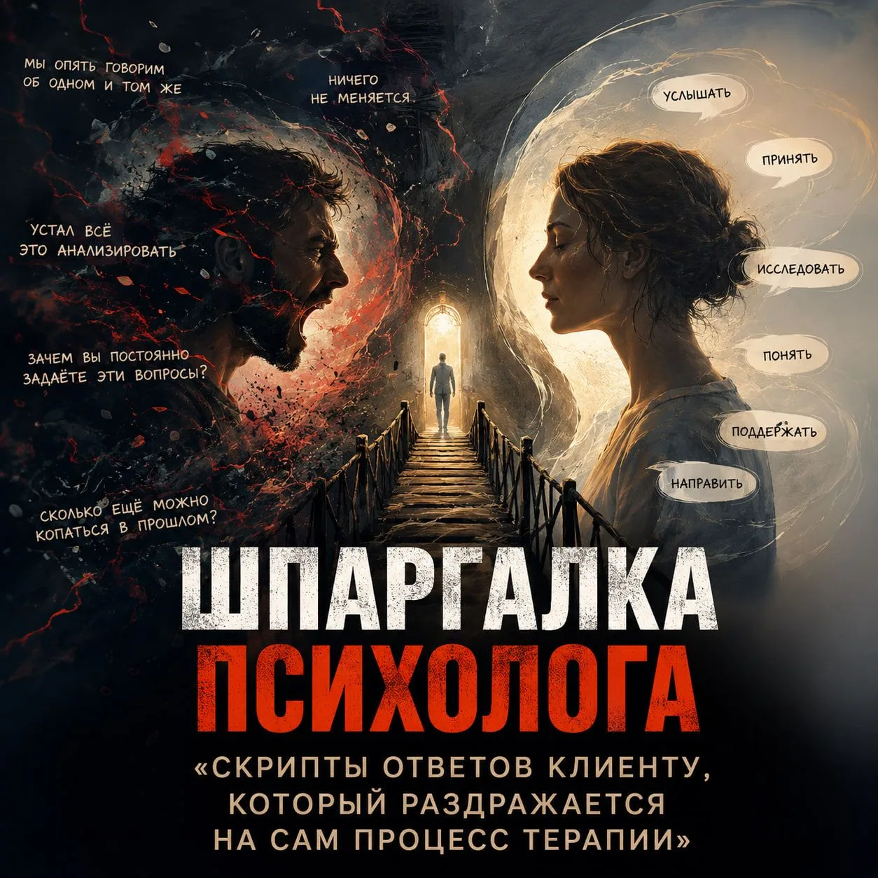 ❓ КАК ПСИХОЛОГУ ОТВЕЧАТЬ КЛИЕНТУ, КОТОРЫЙ РАЗДРАЖАЕТСЯ НА САМ ПРОЦЕСС ТЕРАПИИ?

👇👇👇 Забирайте гот