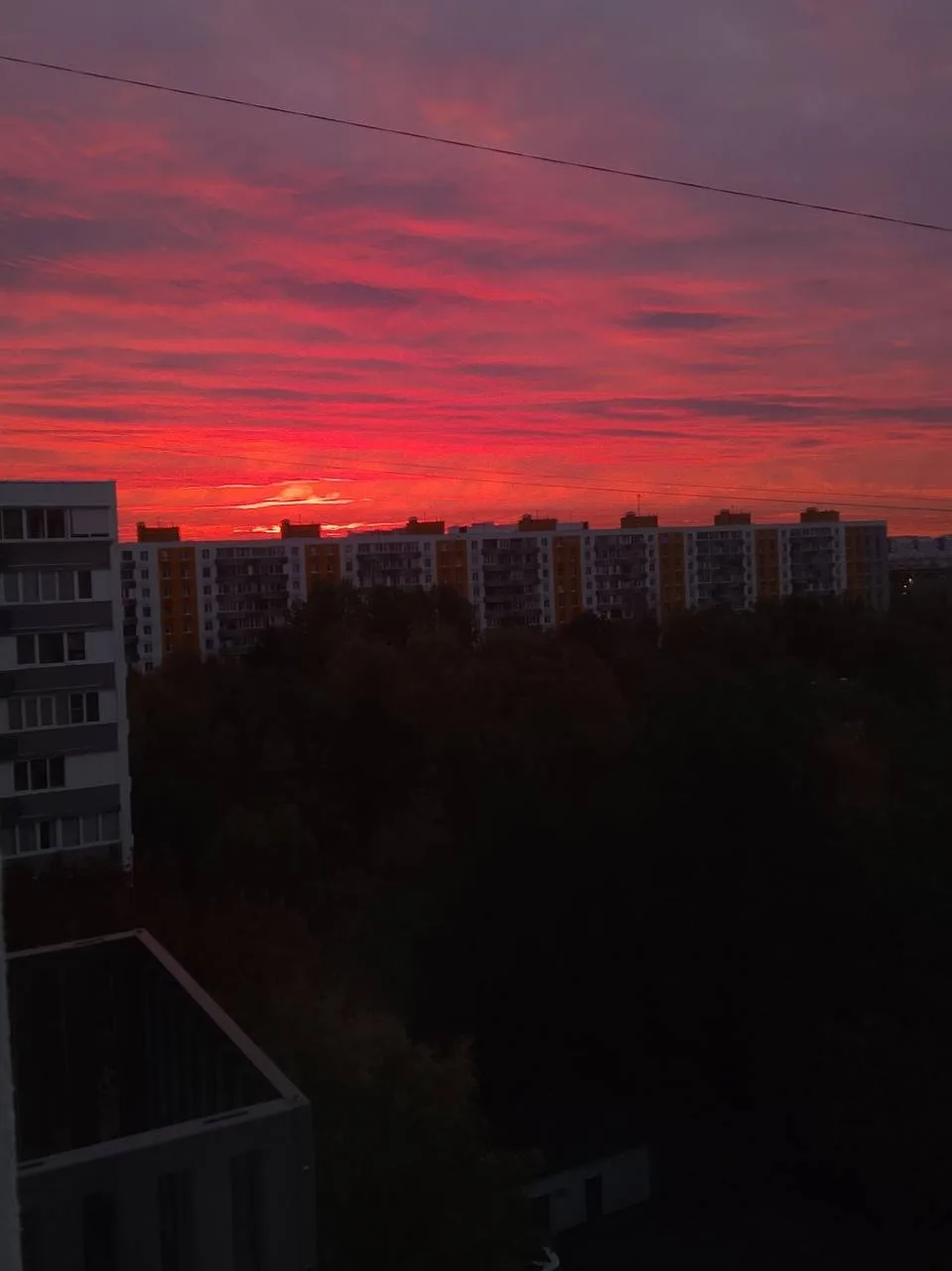 Красивое начало дня в Москве