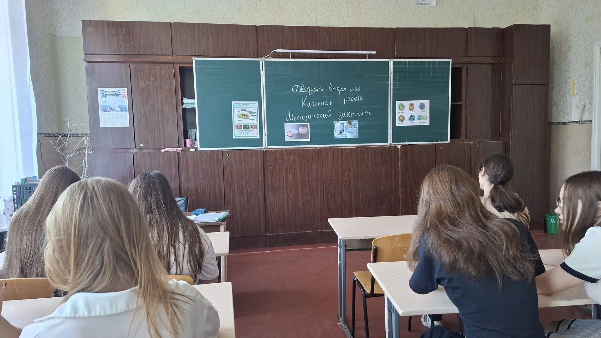 🧬Медицинский диктант в нашей школе!🦠