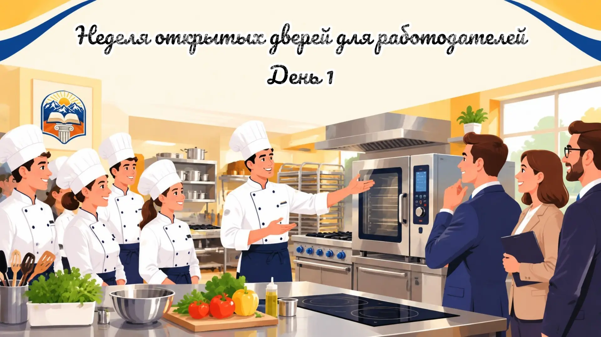 Первый день «Недели открытых дверей» в СПЕЦПУ: экскурсия в лабораторию поваров-кондитер...