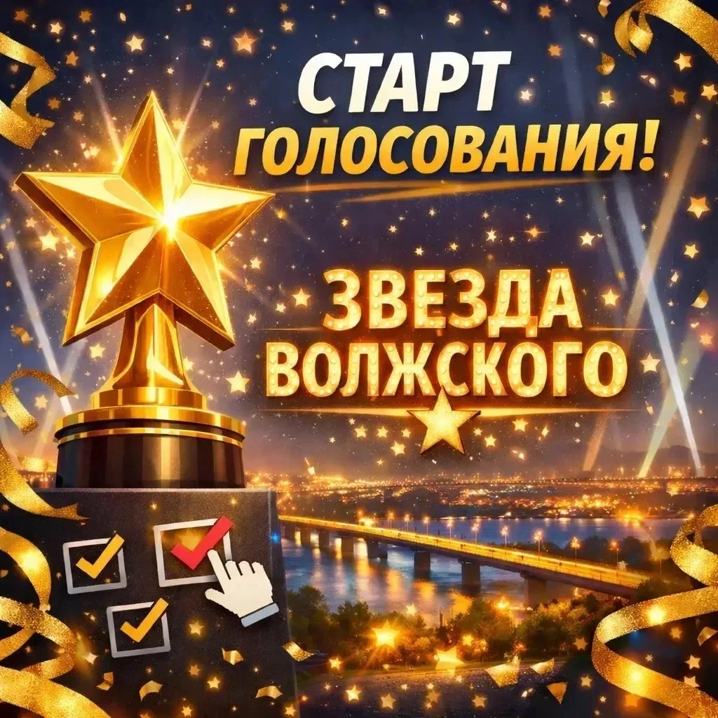 ЗВЕЗДА ВОЛЖСКОГО: СТАРТ НАРОДНОГО ГОЛОСОВАНИЯ 🚀  «Звезда Волжского» — это главная городская премия н