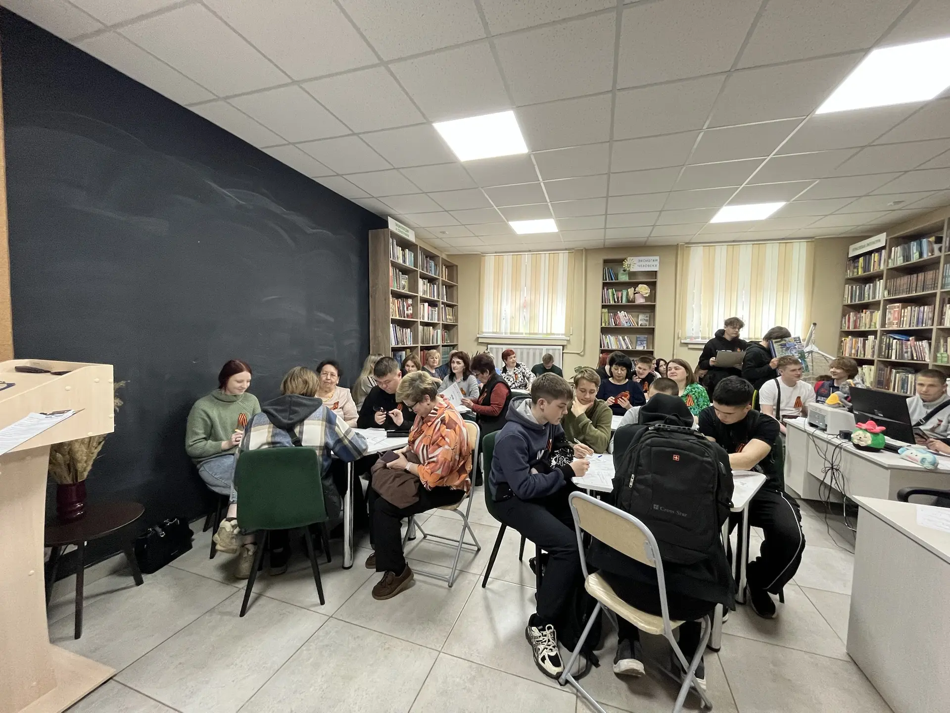 2️⃣5️⃣ апреля студенты 1 курса 
посетили Центральную модельную библиотеку, которая стала одной из пл