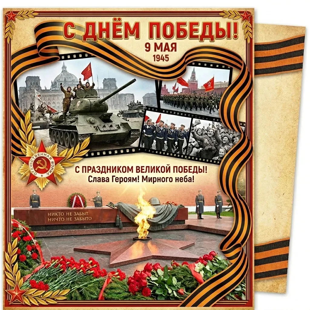 От всей души поздравляем Вас с Днём Победы!