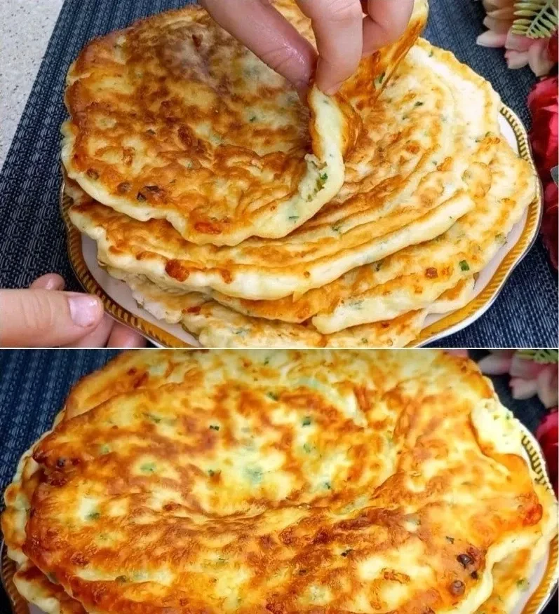 🔥 ЛЕНИВЫЕ ХАЧАПУРИ НА КЕФИРЕ  Вкуснейший завтрак за минуты 🧀 Без масла. Без лишней возни.  Мягкие, с