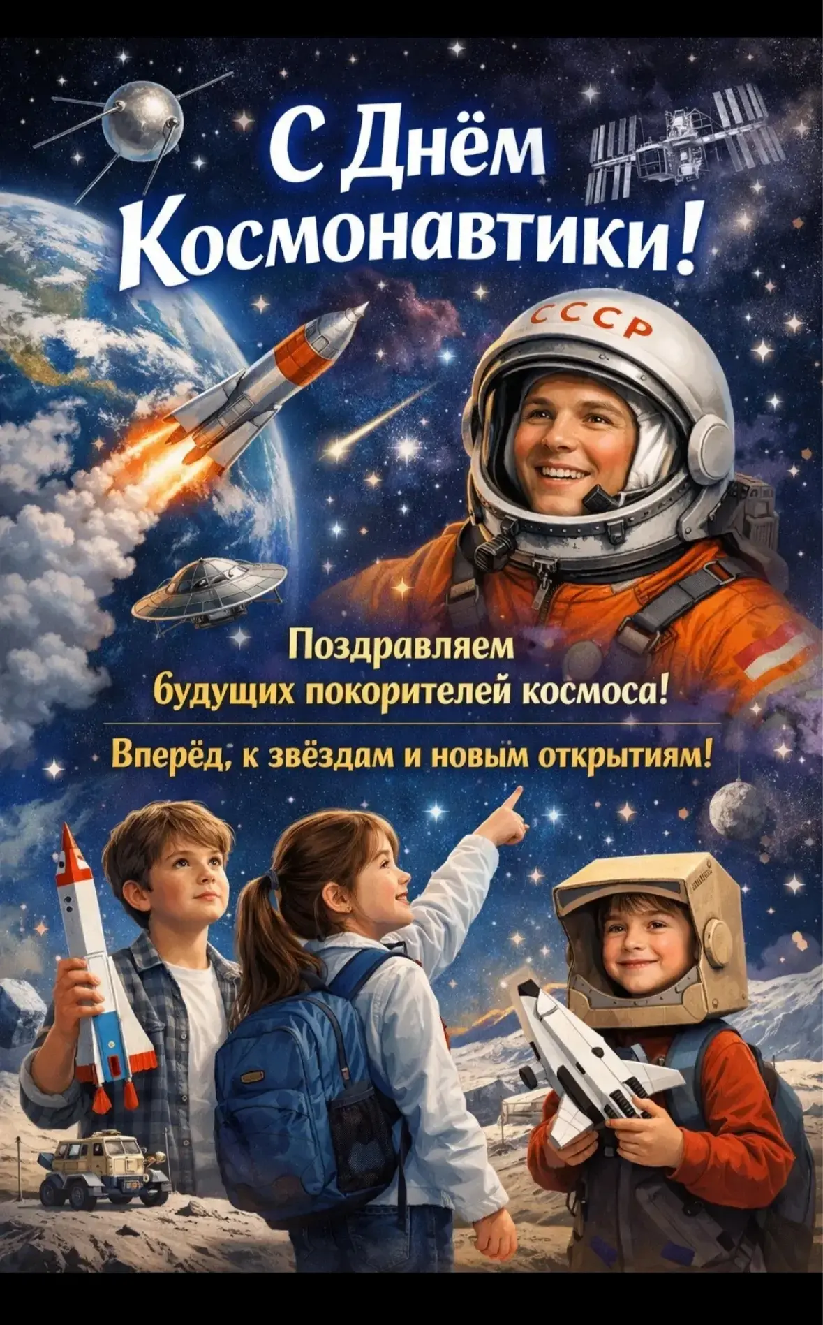 🚀 С Днём космонавтики!