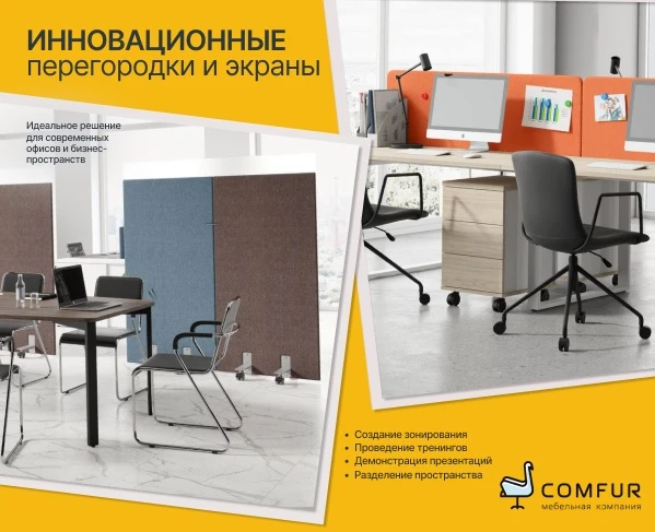 Откройте новые горизонты организации пространства с инновационными перегородками и экра...