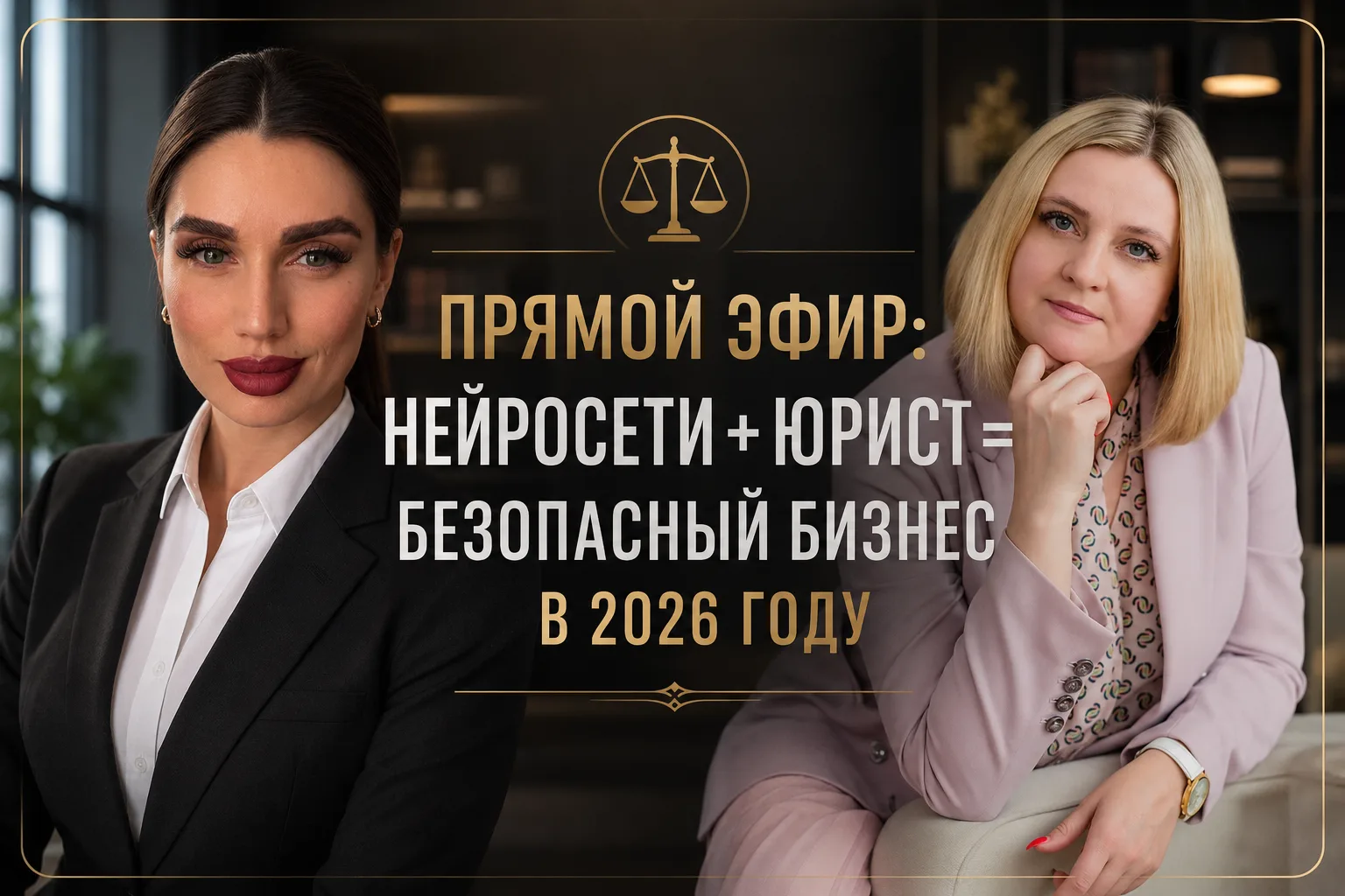 🔥 ПРЯМОЙ ЭФИР: Нейросети + Юрист = Безопасный бизнес в 2026