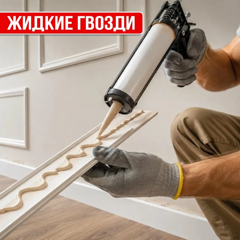 На водной основе или на растворителе? Выбираем жидкие гвозди правильно 🛠