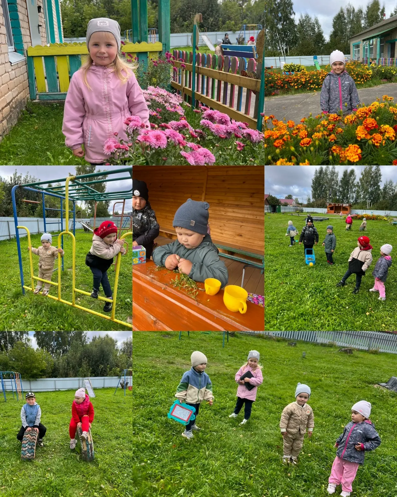 🍁 Один день из жизни детского сада: осенние приключения на прогулке!