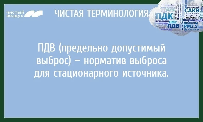 Продолжаем рубрику «Чистая терминология» в рамках федерального проекта «Чистый воздух»!
