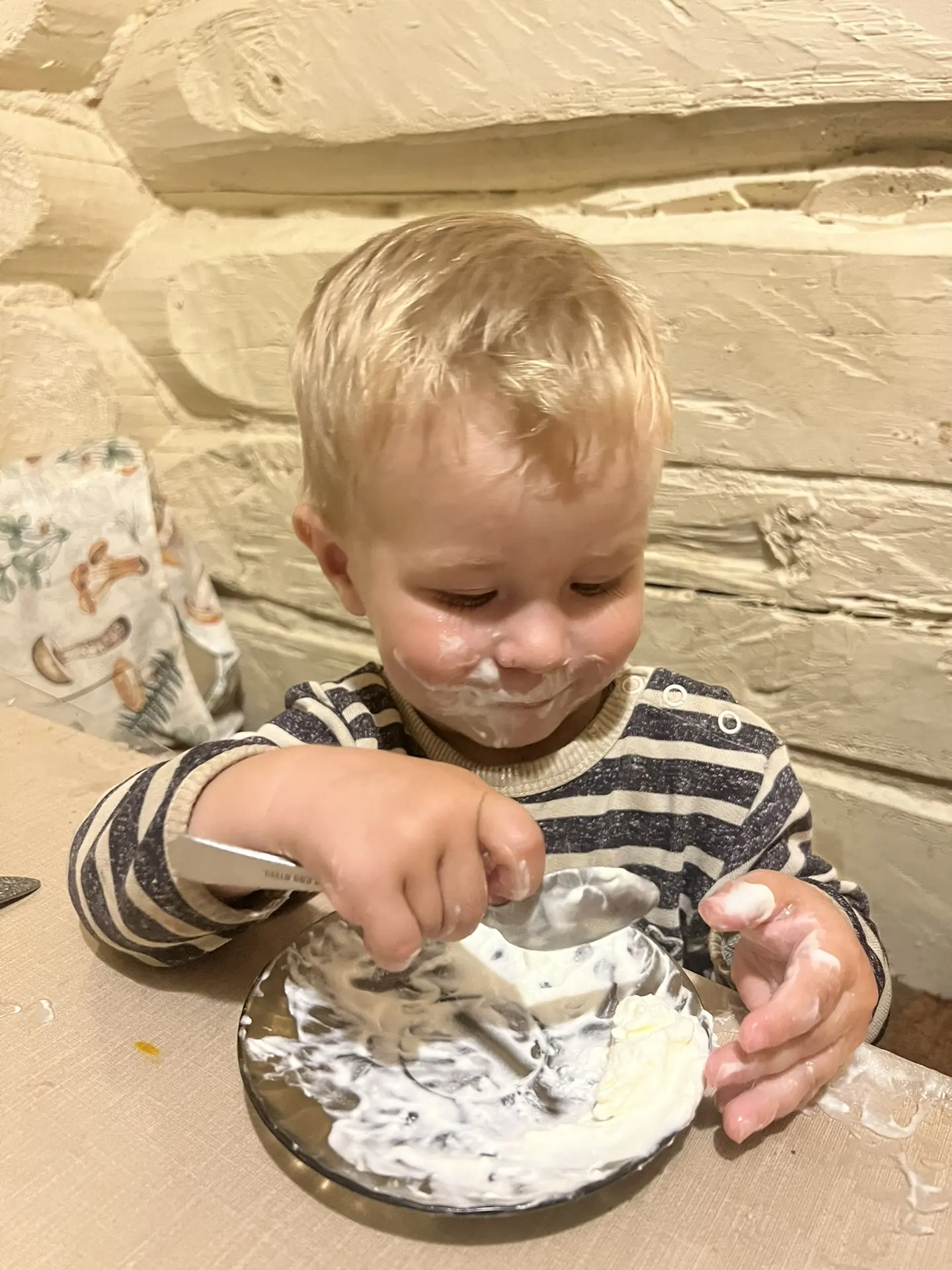На сон грядущий) Мишка и домашнее мороженое  🍨