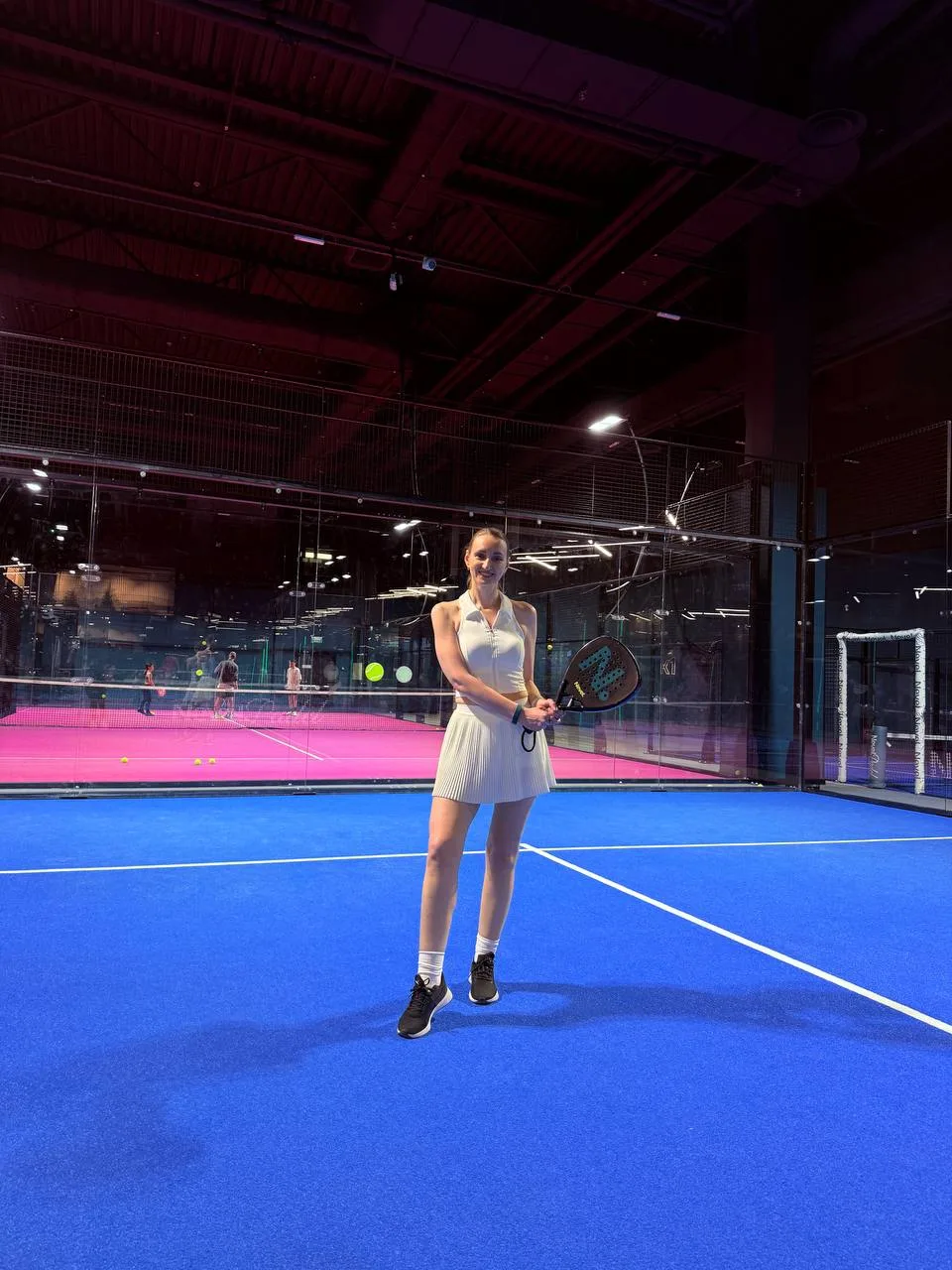 Сегодня была первая тренировка по игре в падел 🎾