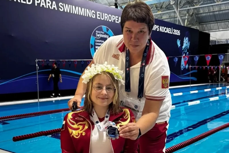 Курганская спортсменка взяла серебро на чемпионате Европы по плаванию
