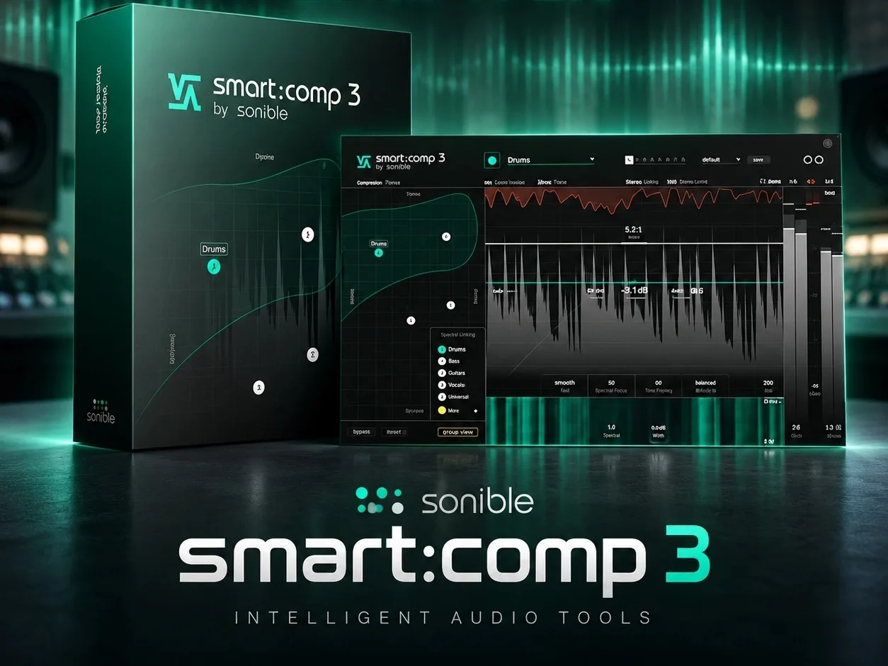 Sonible smart 3 — компрессор, который анализирует сигнал и подбирает музыкально подходя...