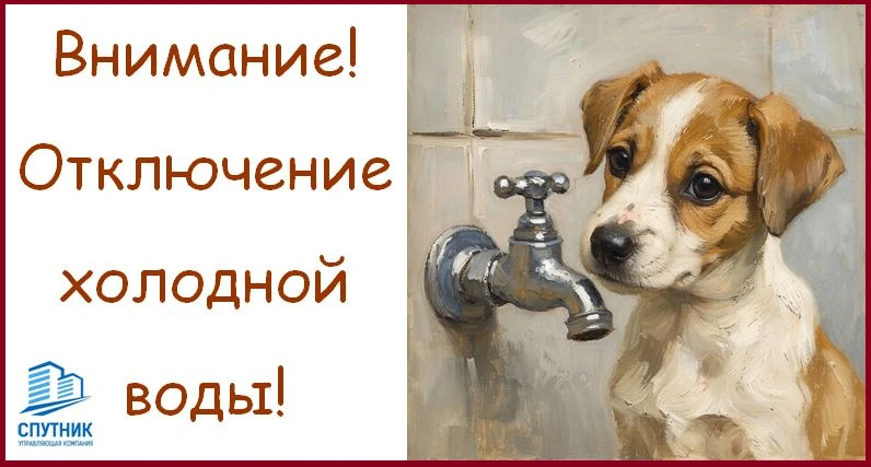 Внимание❗️В связи с аварийными работами на водопроводе по адресу: проезд Профсоюзов, д....