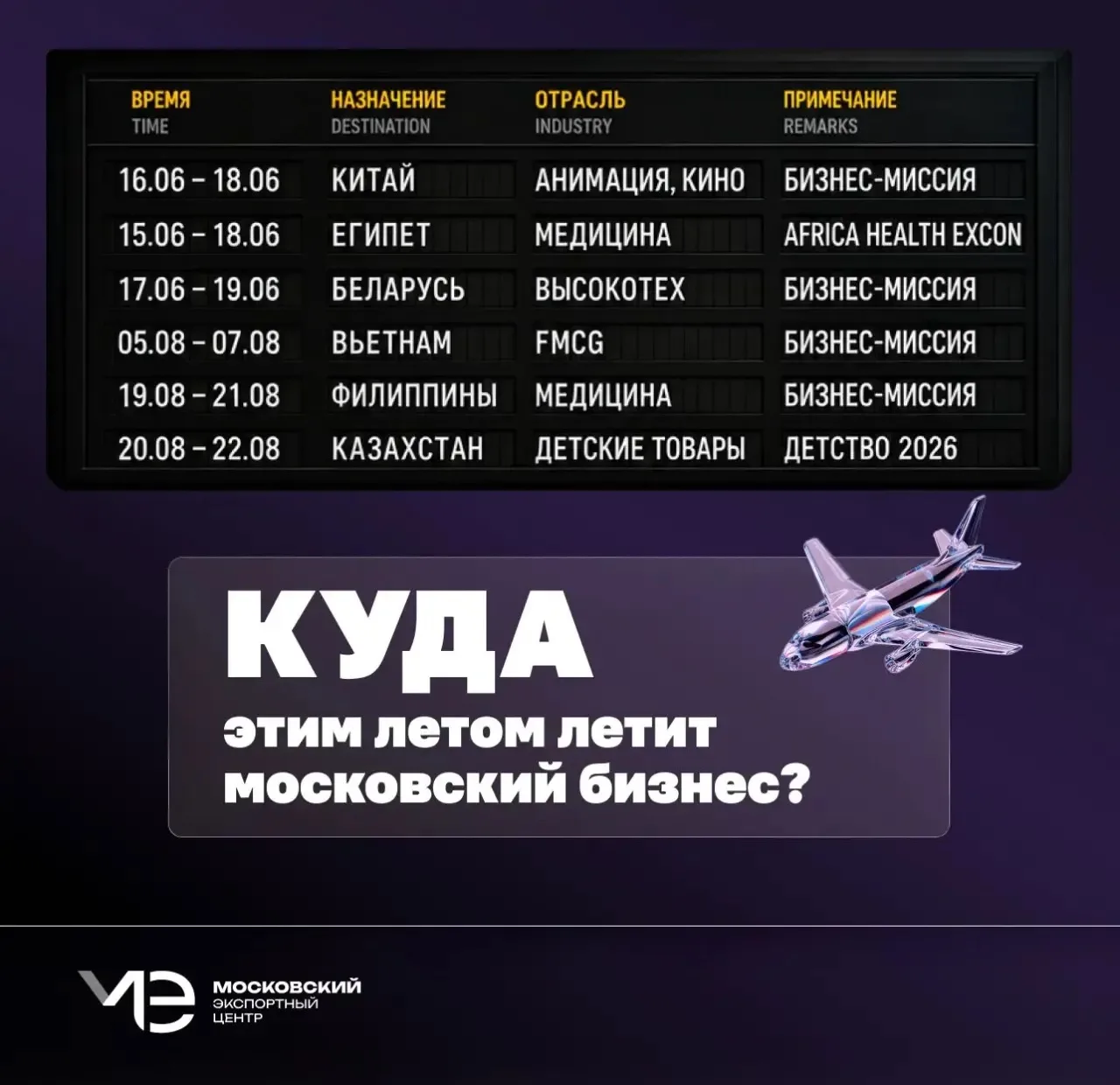 Лето — время новых бизнес-горизонтов!