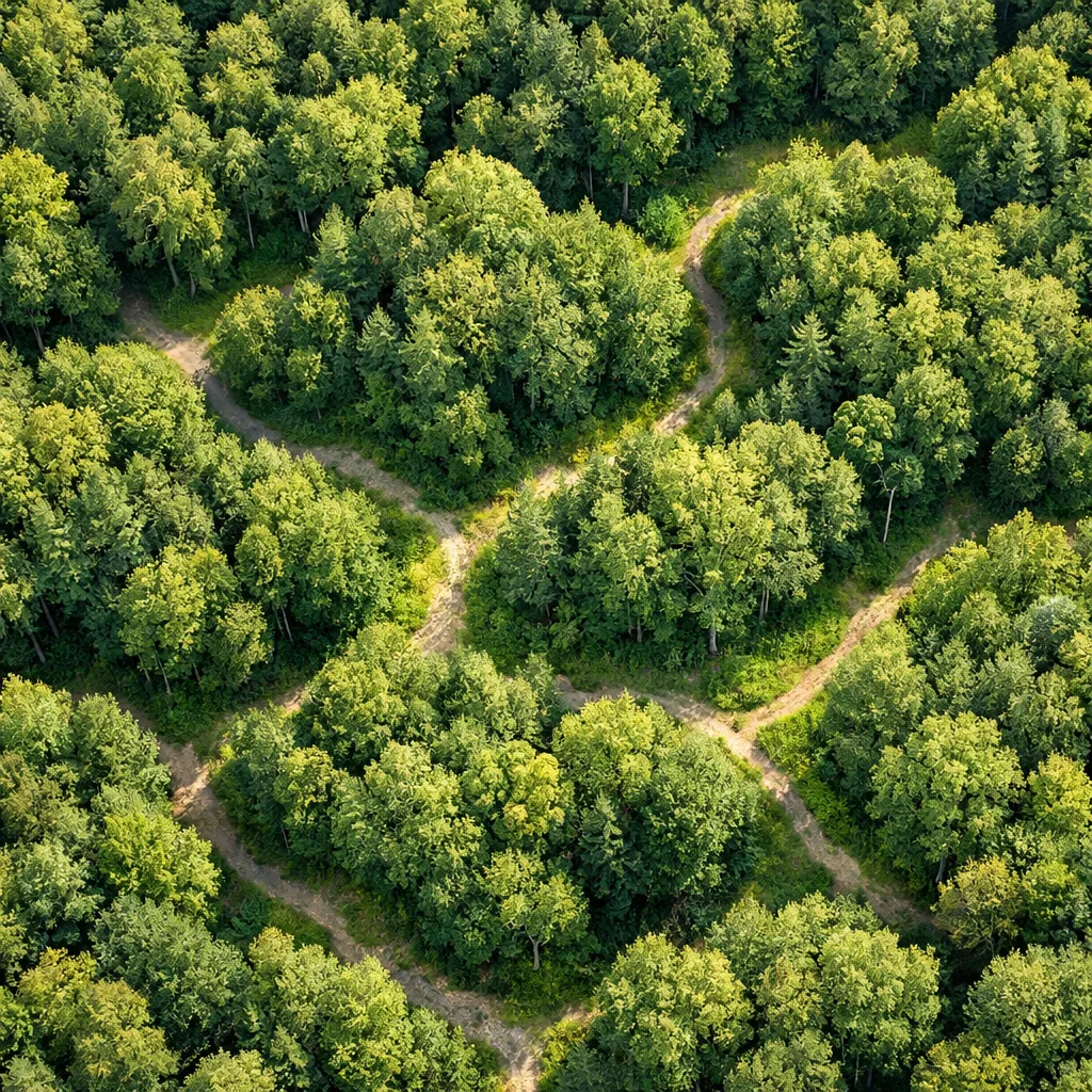 🌳 Почему деревья иногда будто избегают друг друга