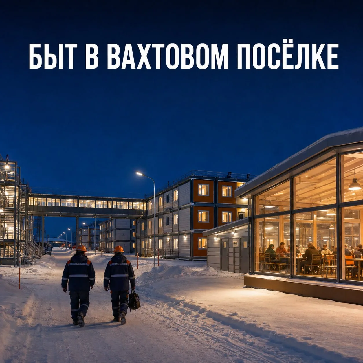 🏠 КАК НА САМОМ ДЕЛЕ УСТРОЕН БЫТ В ВАХТОВОМ ПОСЁЛКЕ