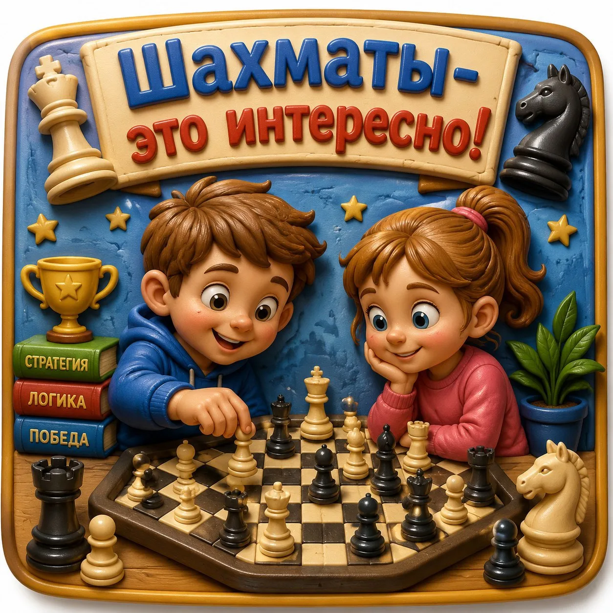 👑 С праздником! Сегодня Международный день шахмат! ♟️

🤔Думаете, это скучно? А вот и нет! Для дете