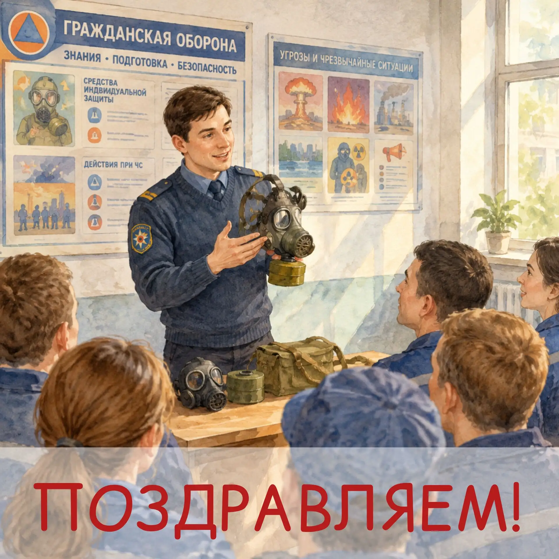 4 октября — День гражданской обороны Российской Федерации