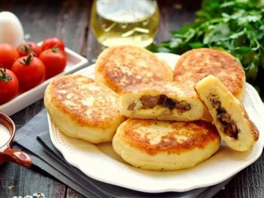 Картофельные зразы с грибами 🥔