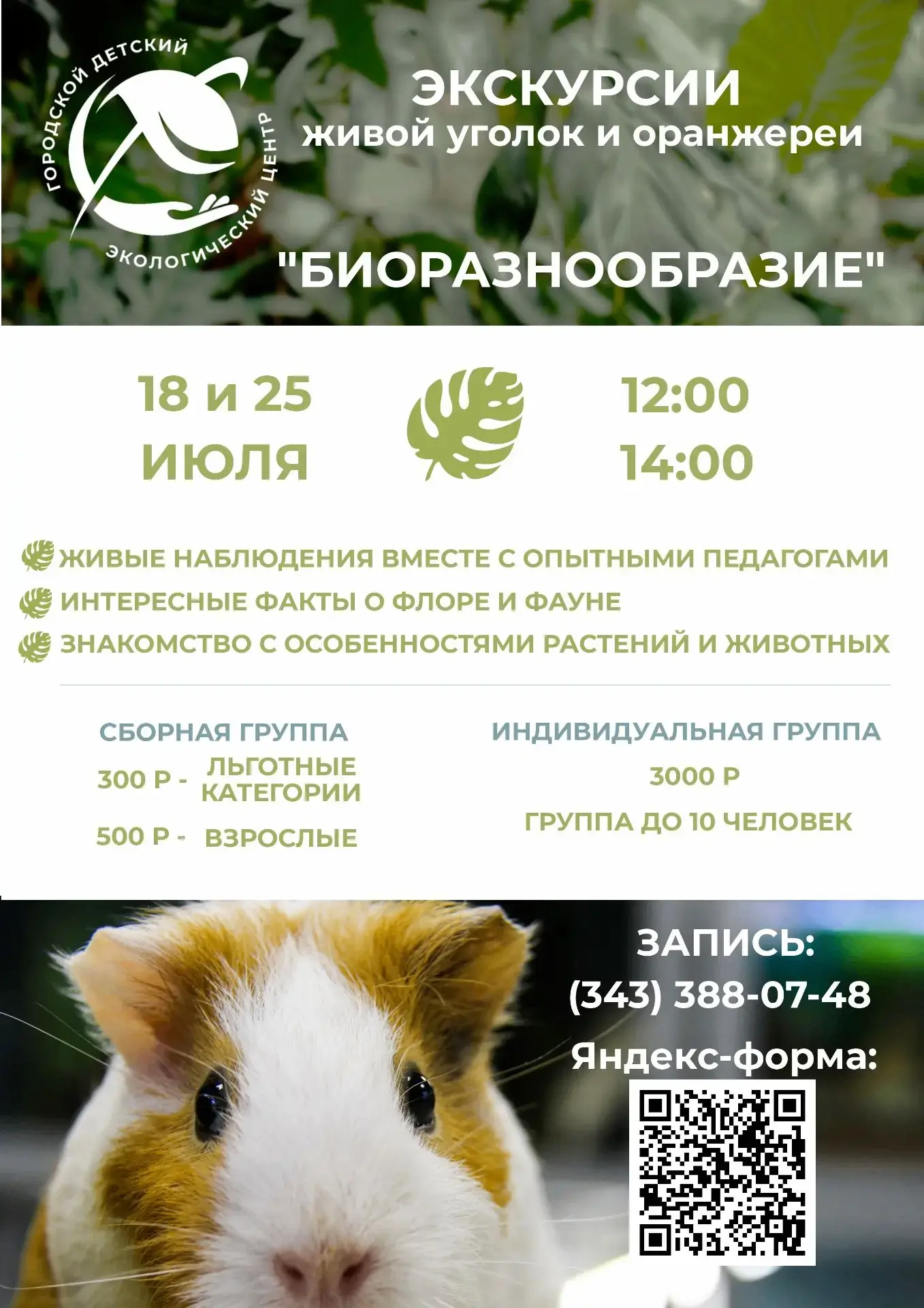 🌿Всем-всем, кто очень давно хотел заглянуть в живой уголок и оранжереи Городского детского экологич