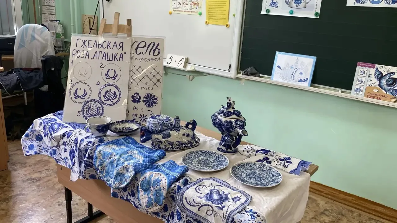 🎨 Мастер-класс по росписи в стиле гжель 🏕️

Сегодня в нашем лагере прошёл увлекательный мастер-кла