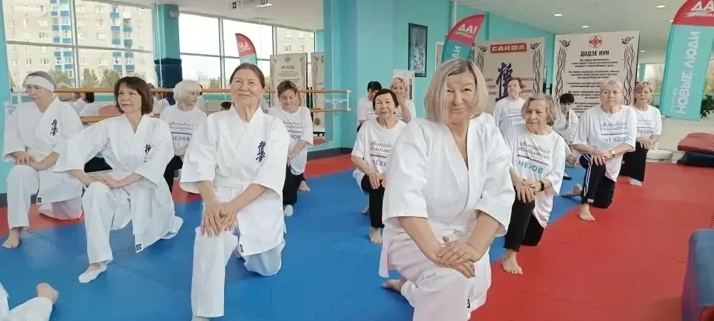 Киокусинкай: сила, движение и уверенность  В Чехове участники проекта «Активное долголетие» попробов