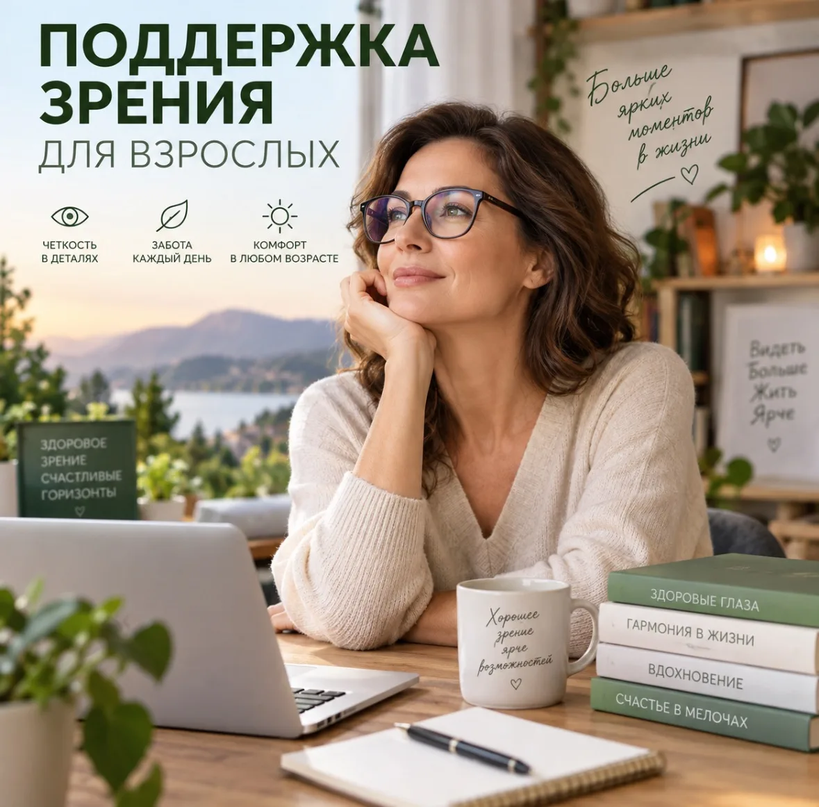 Поддержка зрения для взрослых: обзор взрослой линейки Green Leaf Formula