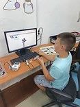 Объединение "Робототехника". Несколько занятий подряд мы посвятили сборке этой модели. ...