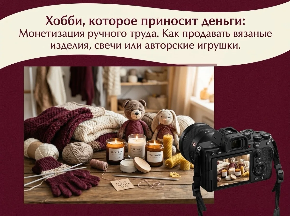 🔥 Ваше увлечение может приносить реальные деньги! Разрушаем миф о том, что ручной труд...