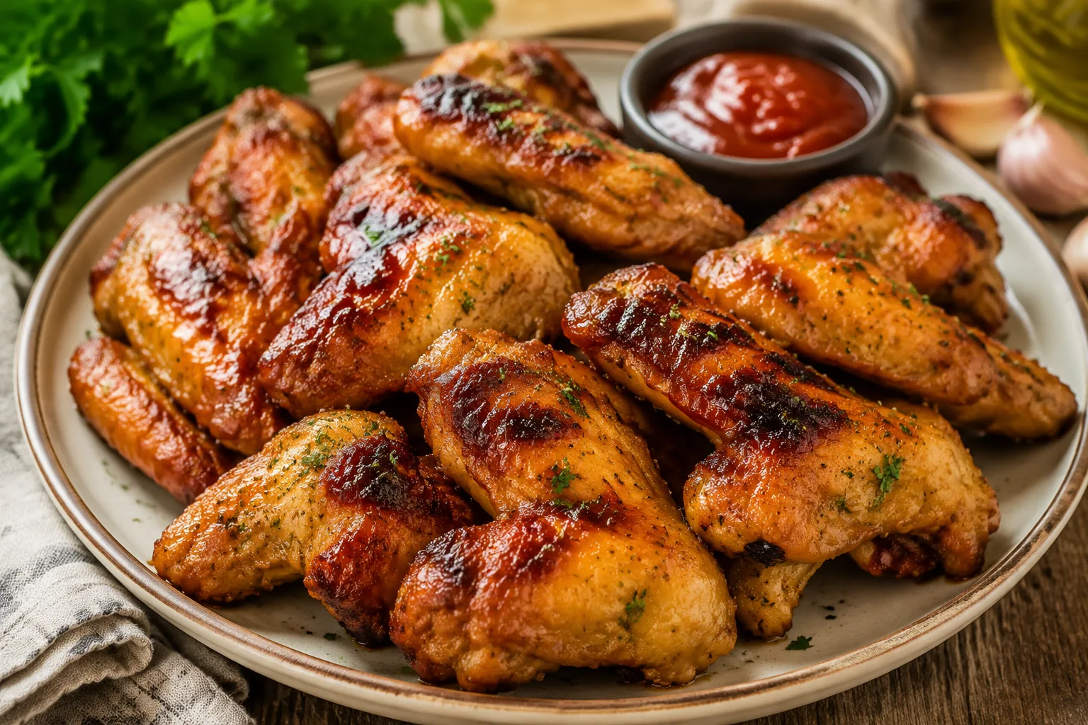 🍗 Куриные крылышки с тремя маринадами — готовлю и в духовке, и на мангале: всегда сочные внутри и с
