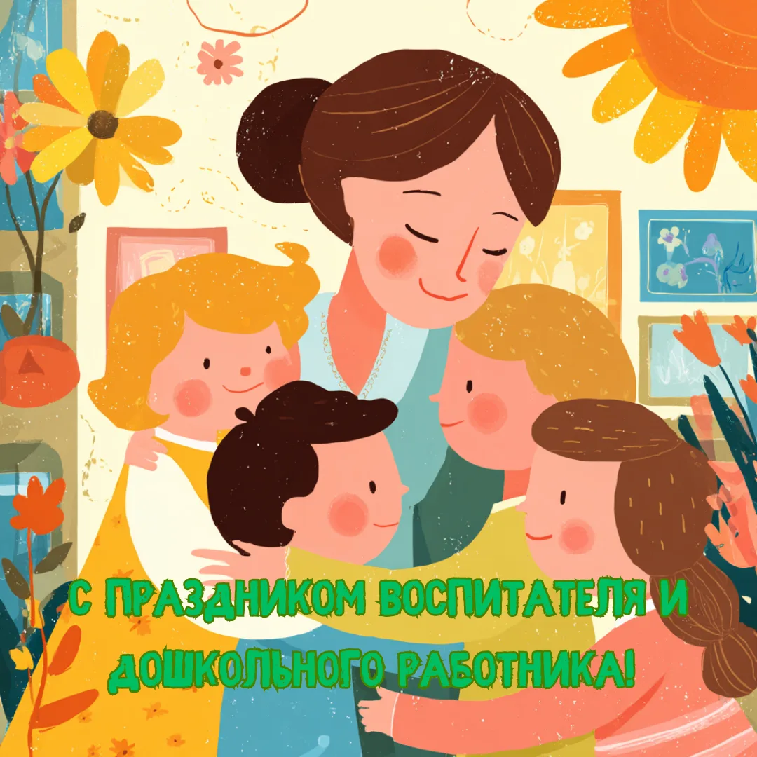🧸 Сегодня отмечается общенациональный праздник — День воспитателя и всех дошкольных ра...