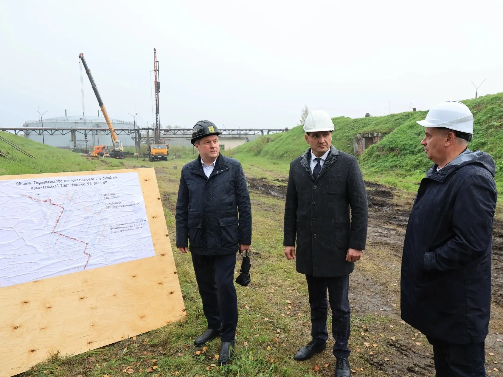 В Архангельске началось строительство четвёртого вывода от ТЭЦ