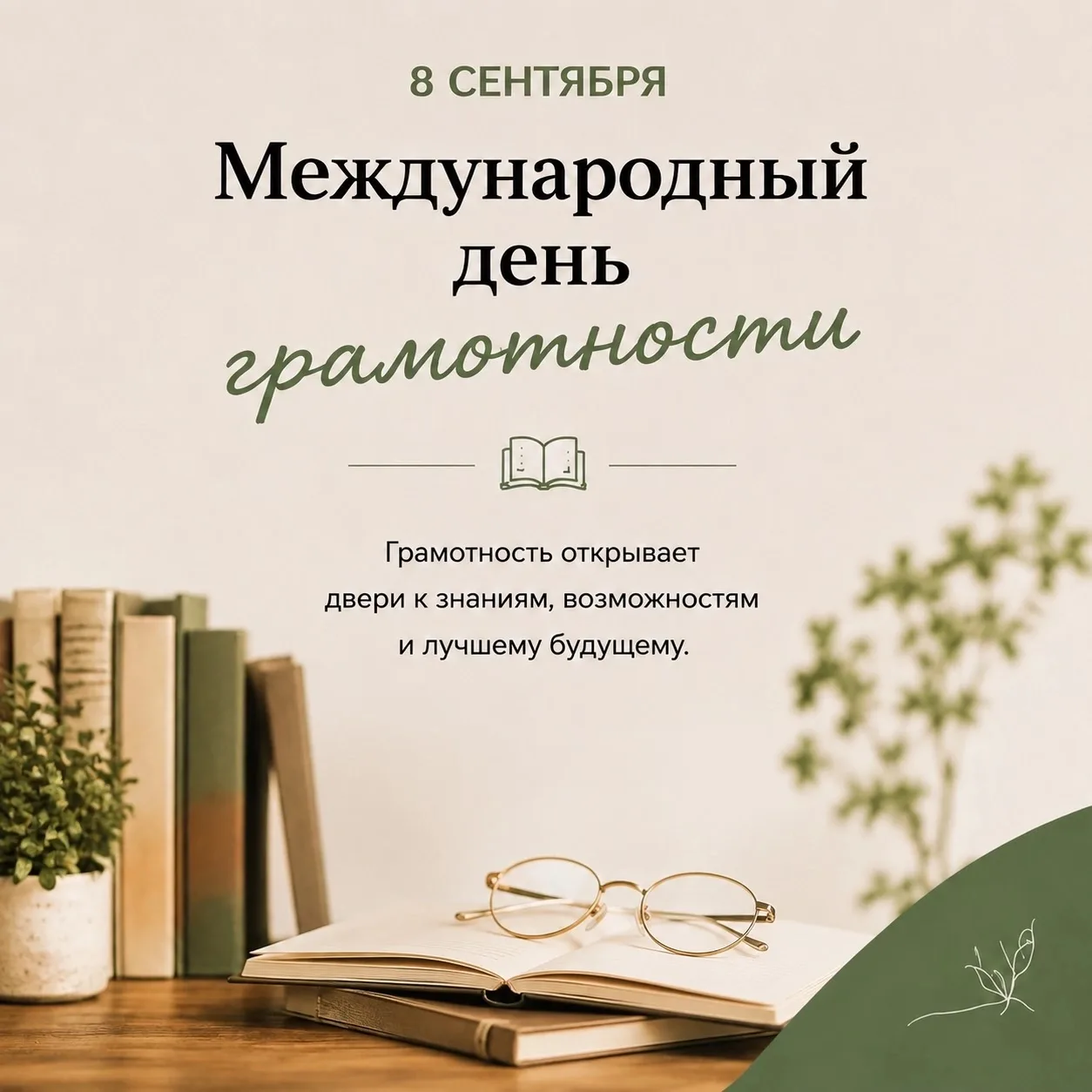 📚 8 сентября — Международный день грамотности