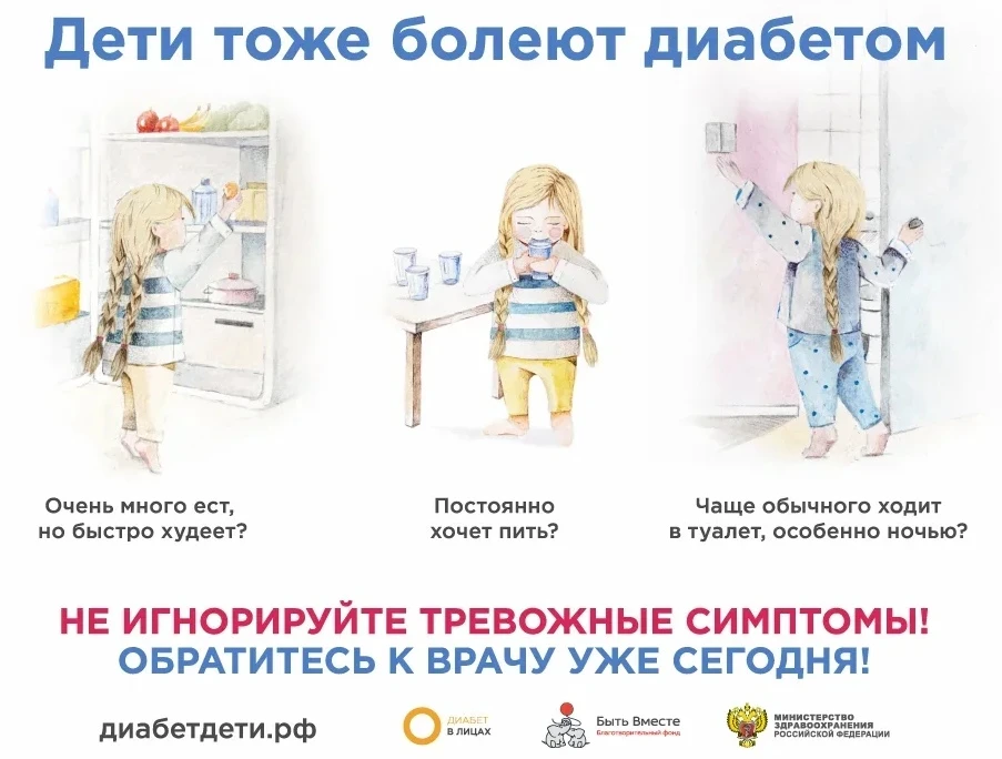 Памятка при диабете.
