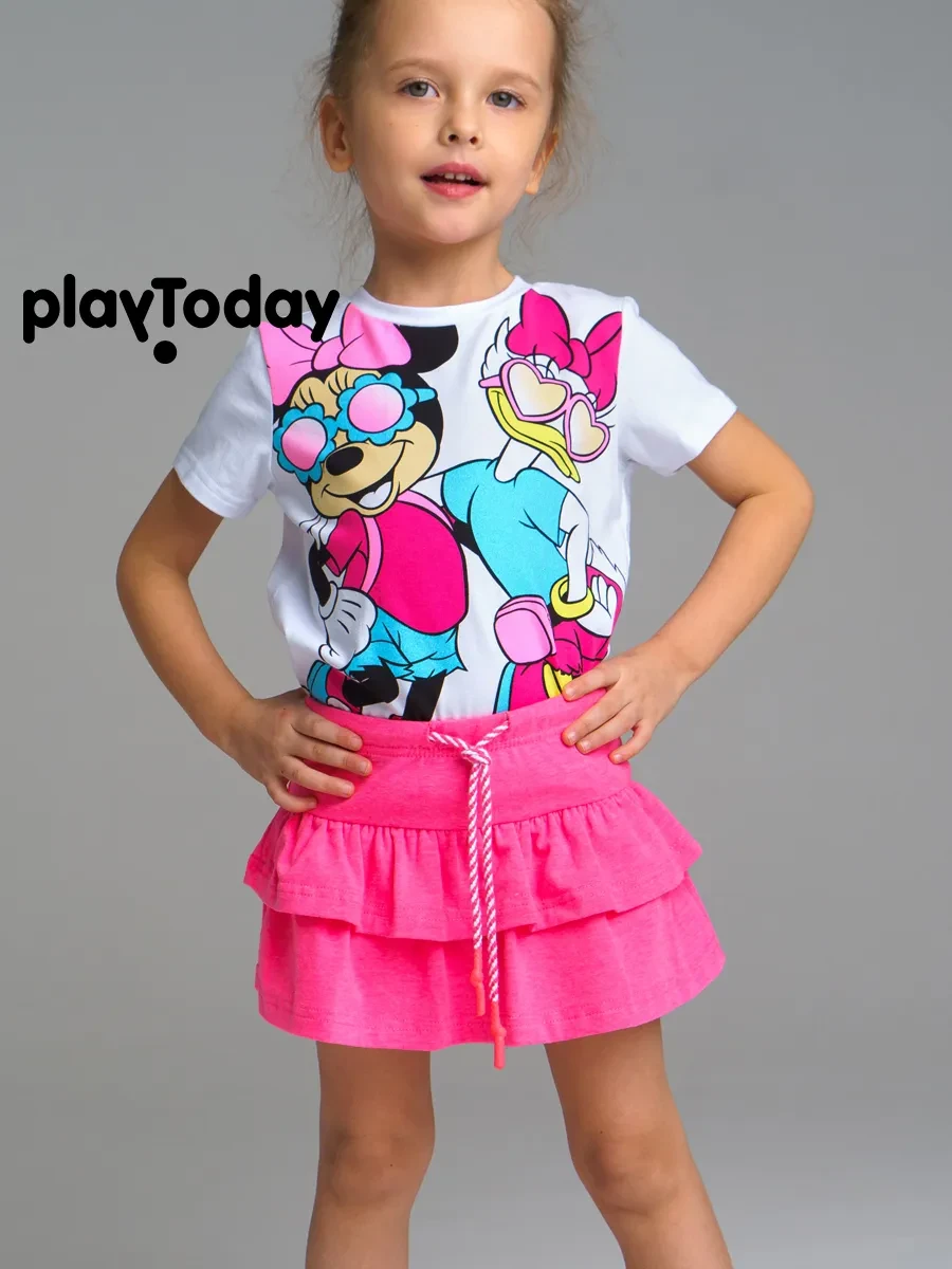 ⚡️ Юбка шорты на резинке летние детские в садик, PlayToday