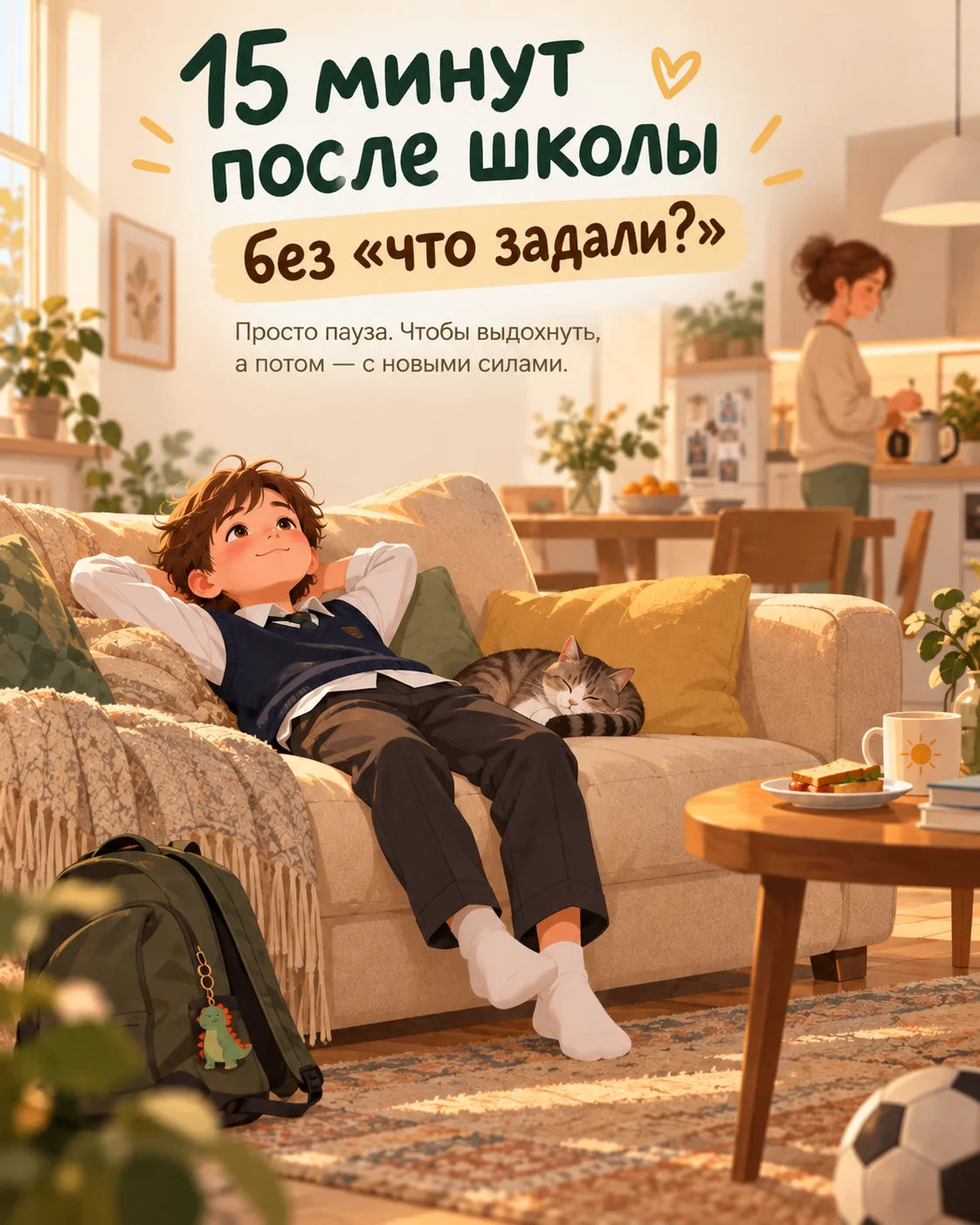 — Мам, я ничего не хочу…