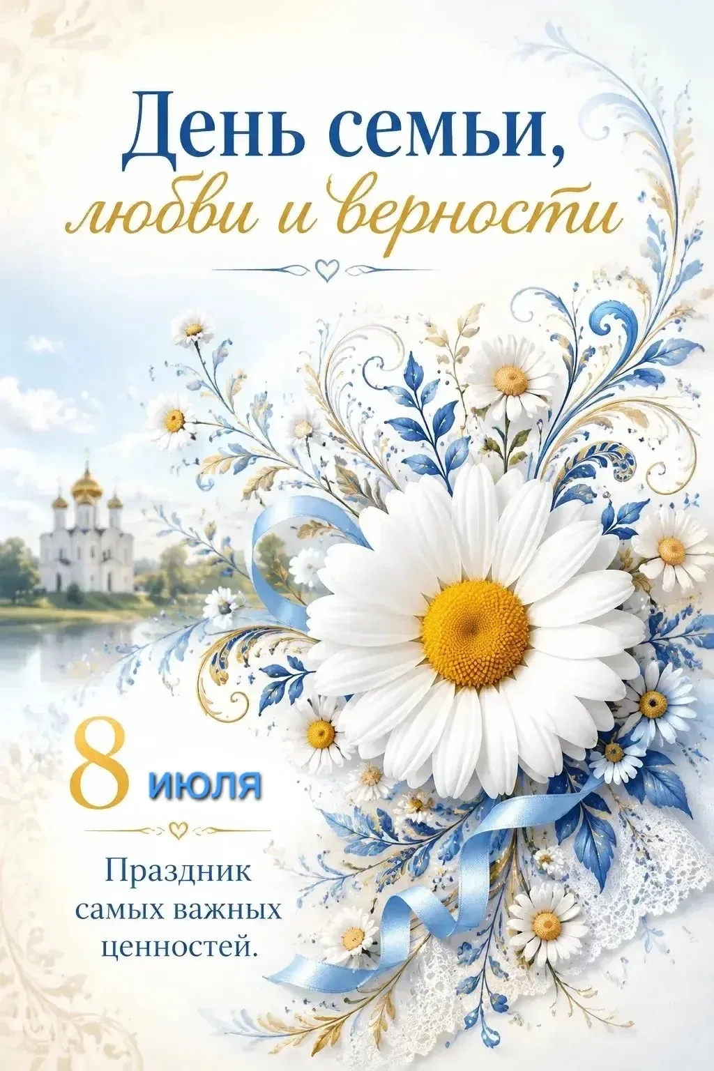 🌼День семьи, любви и верности: праздник, который согревает сердце!🌼 

День семьи, любви и верности